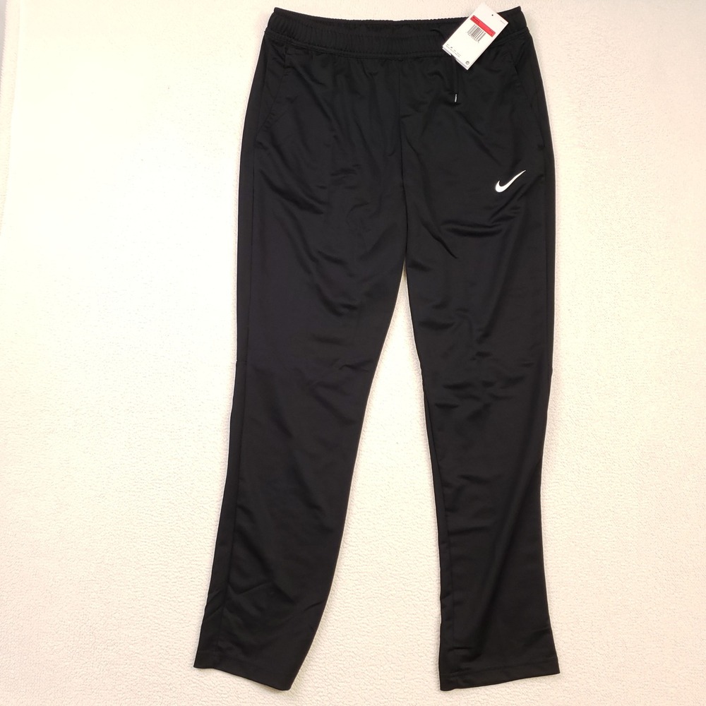 Nike Epic Knit 2.0 Training Pants Womens Large Black Athletic Drawstring Pockets